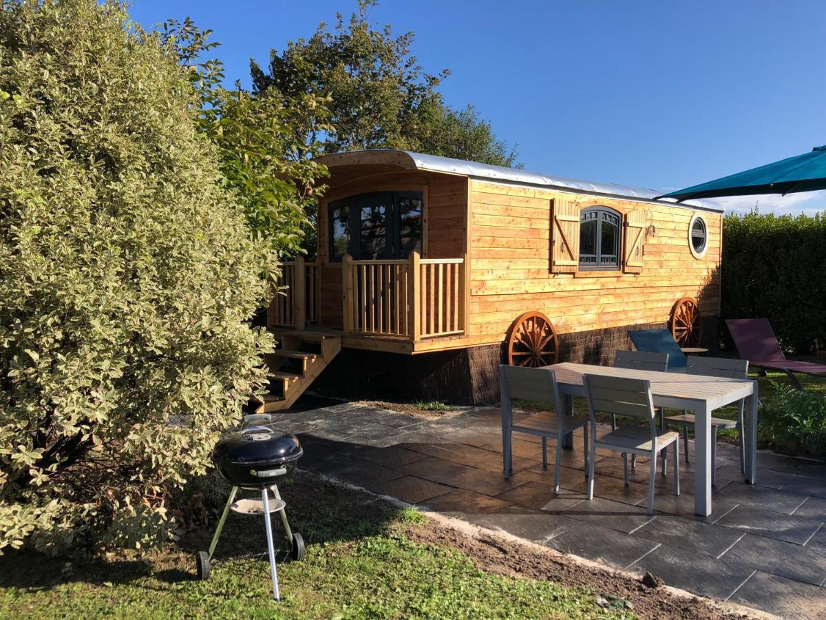 Roulotte Gites O Bien-Etre Massage Spa Sejour Bien-Etre En Hebergement Insolite Roulotte Karantez Ou En Gites Melon Ou Yock A 800 M Des Plages Maison D'Hote Drogou Porspoder Eksteriør bilde