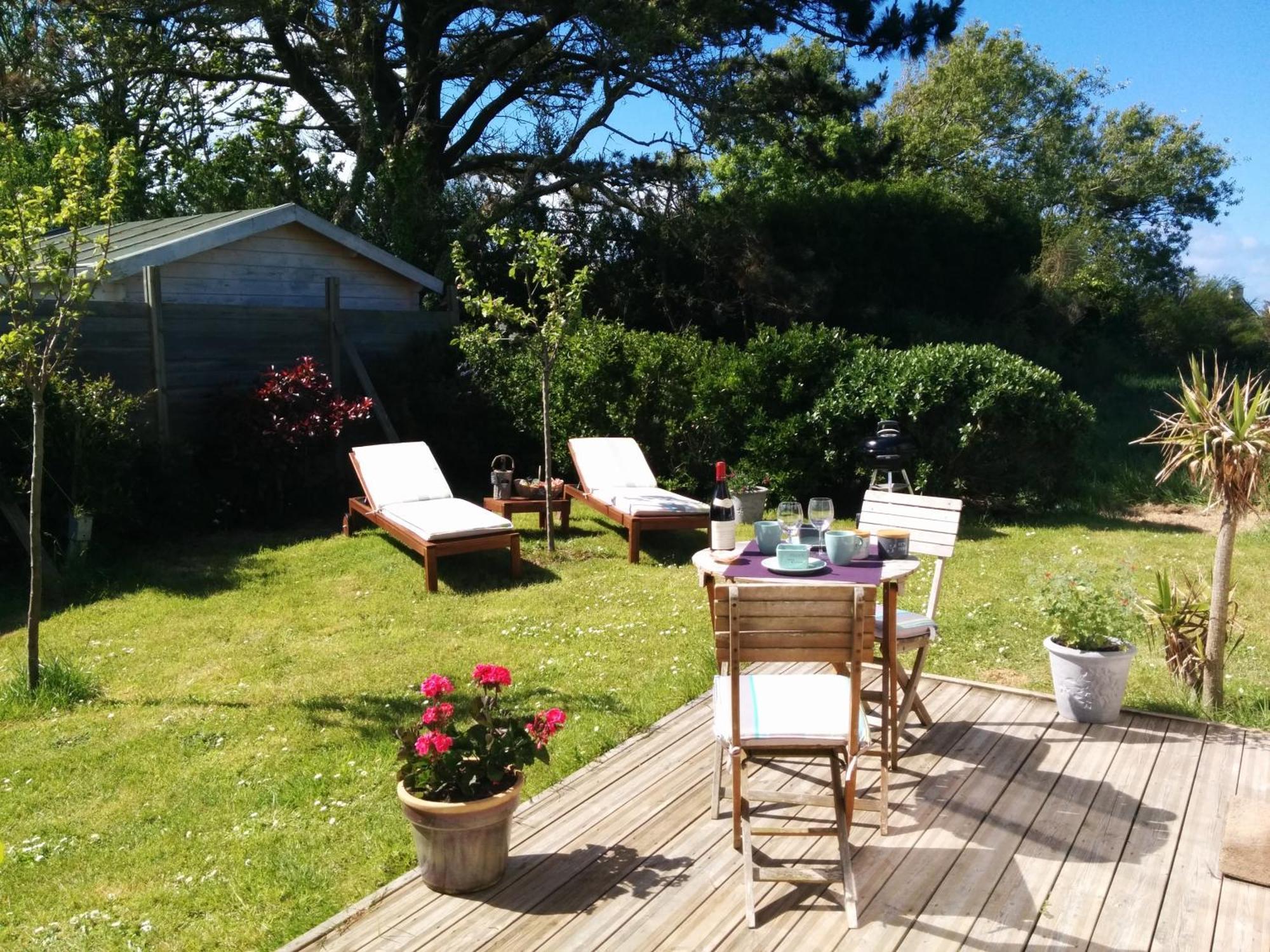 Roulotte Gites O Bien-Etre Massage Spa Sejour Bien-Etre En Hebergement Insolite Roulotte Karantez Ou En Gites Melon Ou Yock A 800 M Des Plages Maison D'Hote Drogou Porspoder Eksteriør bilde